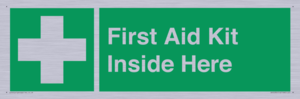 First Aid Kit Inside Here